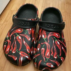 chili pepper crocs